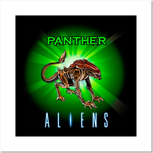 Panther Alien Wall Art by Ale_jediknigth